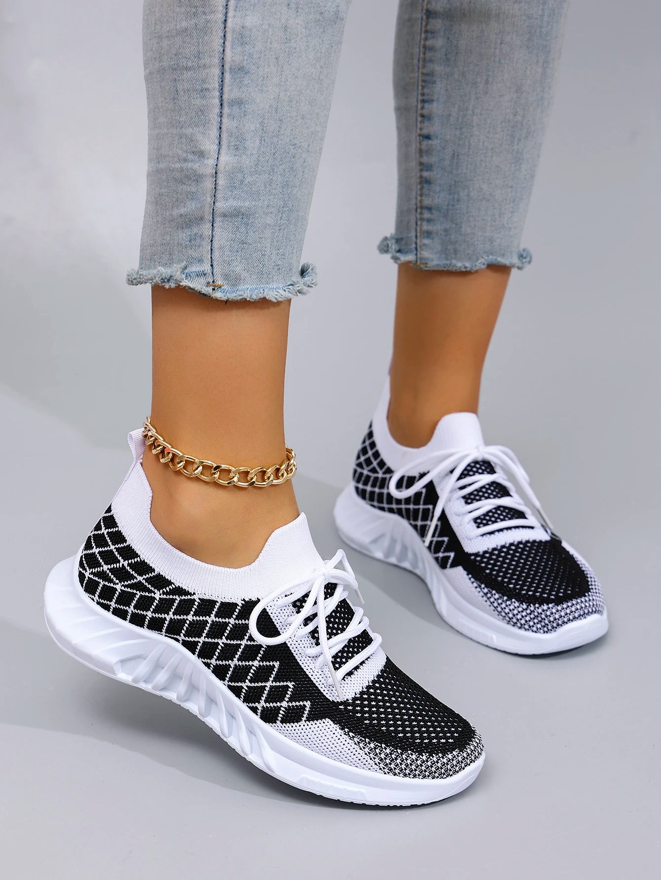 Women's Casual Sneakers™ Lace up Comfortable, Breathable, Lightweight, Wear Resistant Shoes