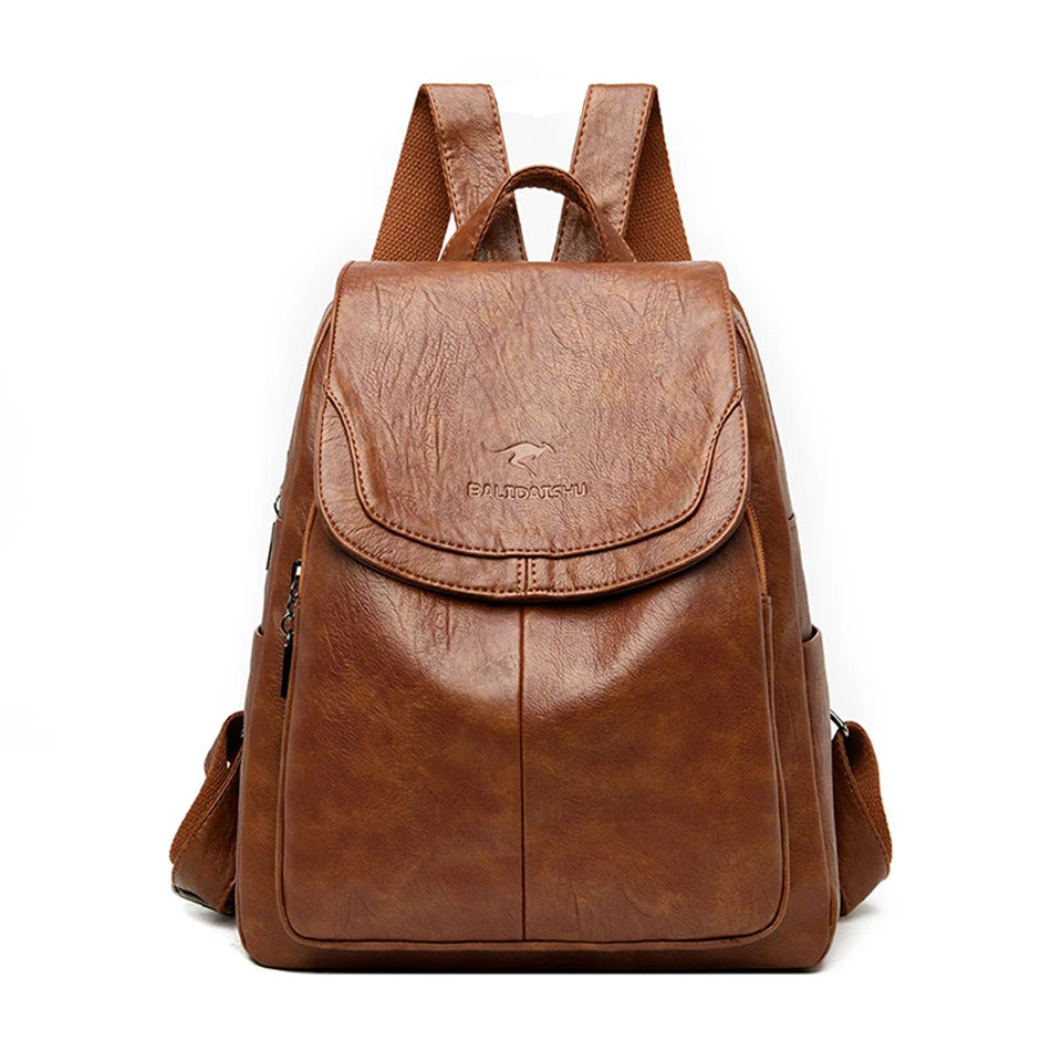 Women's Rucksack Large Capacity Backpack™ PU Leather Vintage Backpack