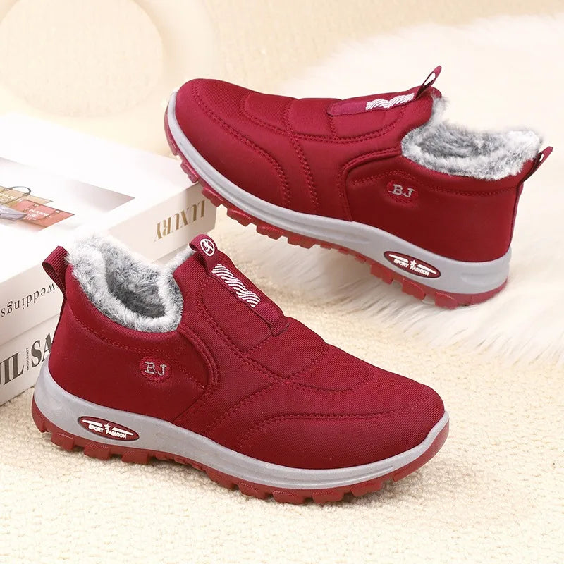 Women's Fleece Lined Snow Boots™ Winter Warm Waterproof Slip on Ankle Boots