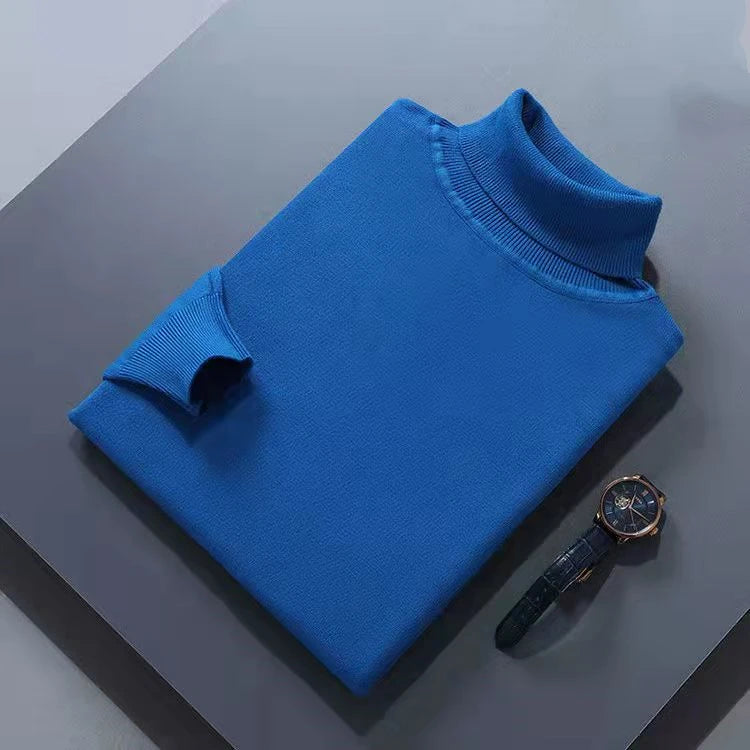Men's Sweater™ Turtleneck Cashmere Cotton Blend Knitted Pullover