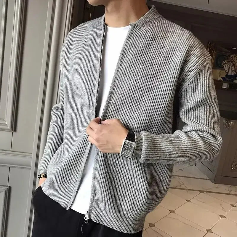 Men's Knitted Cardigan Sweater™ Casual Versatile Slimming Sweater
