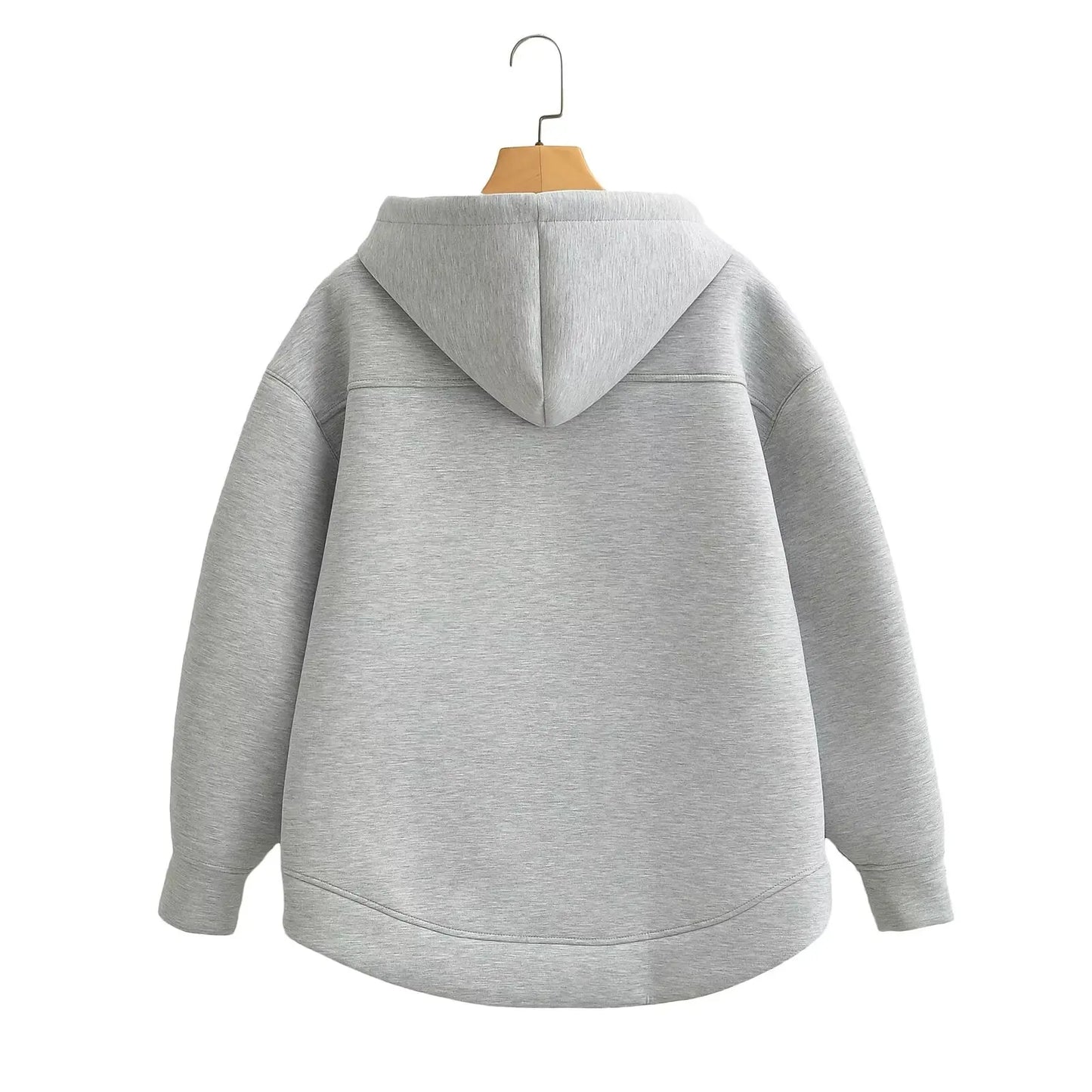Women's Hoodies™ Long Sleeve Oversized Zip Hoodies