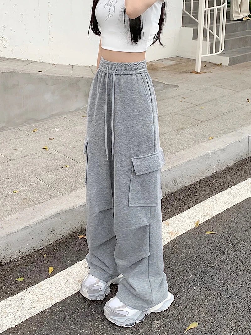 Women's Drawstring Design Cargo Pants™ Fashion Hip-hop Streetwear Cargo Trousers