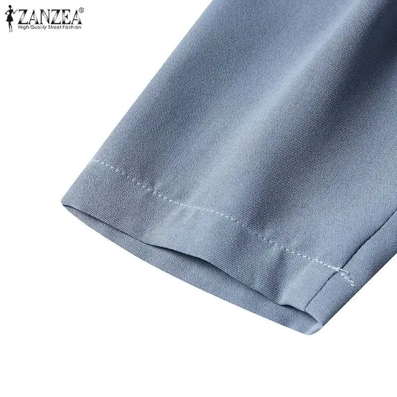 Women's ZANZEA Long Dress™ Solid Color Knee Length Bodycon Sundress