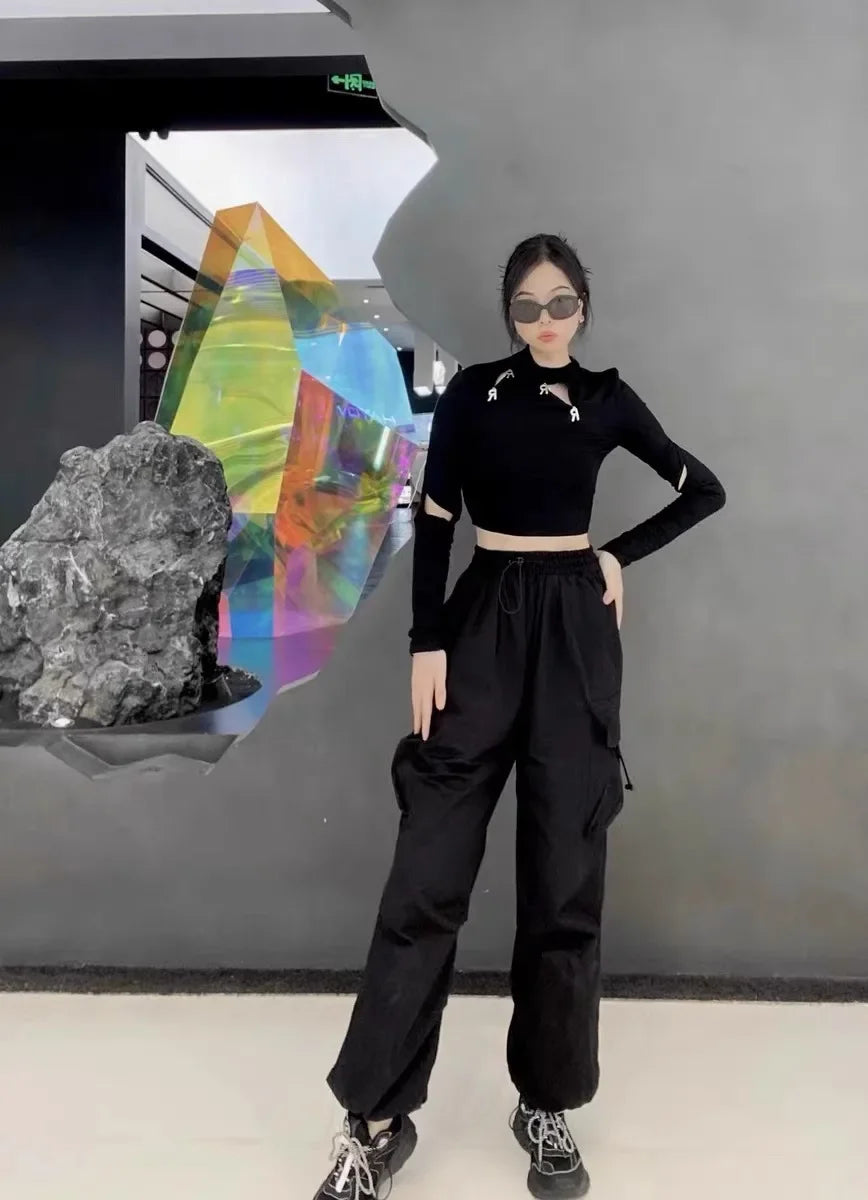 Women's American Vintage Pants™ Loose Fit High Straight Leg Trousers