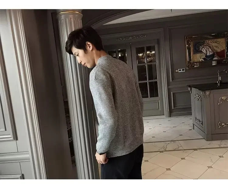 Men's Knitted Cardigan Sweater™ Casual Versatile Slimming Sweater
