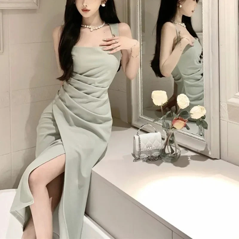 Women's Long Slim Fit Summer Dress™ High-end Feel Tank Dresses