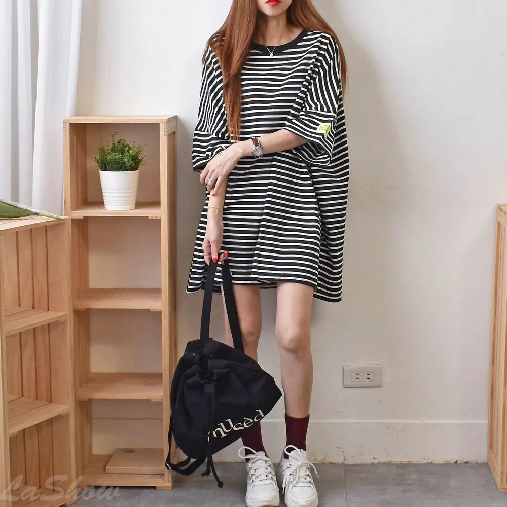 Women's Loose Long Sleeve T-shirt™ Plus Size Crew Neck T-shirt