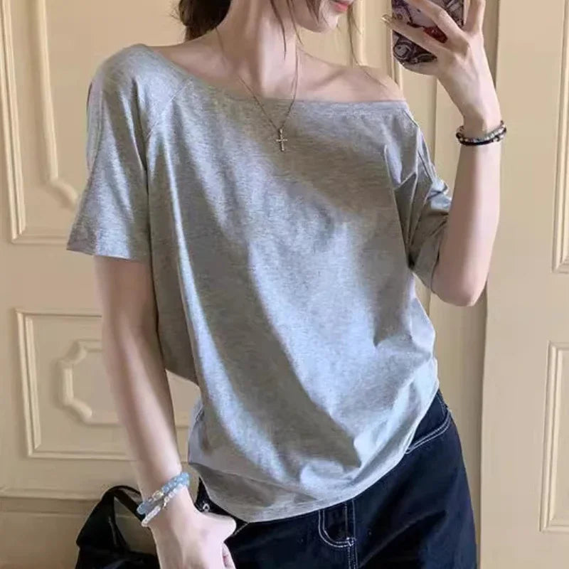 Women's Summer T-shirts™ Casual Clean fit Short Sleeve Y2k Top Aesthetic Clothes