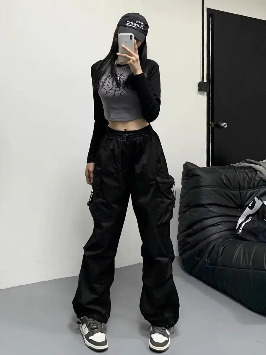 Women's American Vintage Pants™ Loose Fit High Straight Leg Trousers