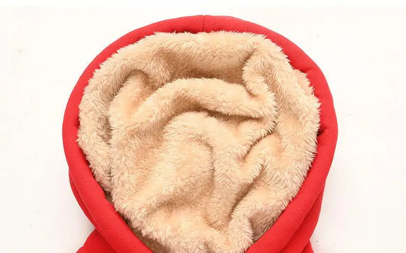 Women's Lamb Wool Pullovers™ Velvet Cartoon Hoodies