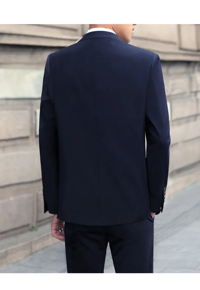 Men's Fashion Handsome Suit™ Business Cargo Trousers Plus Size Sets