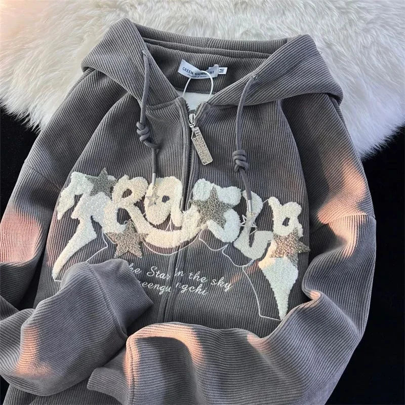 Women's Zip Up Hoodies™ Long Sleeve Harajuku Y2K Sweatshirt