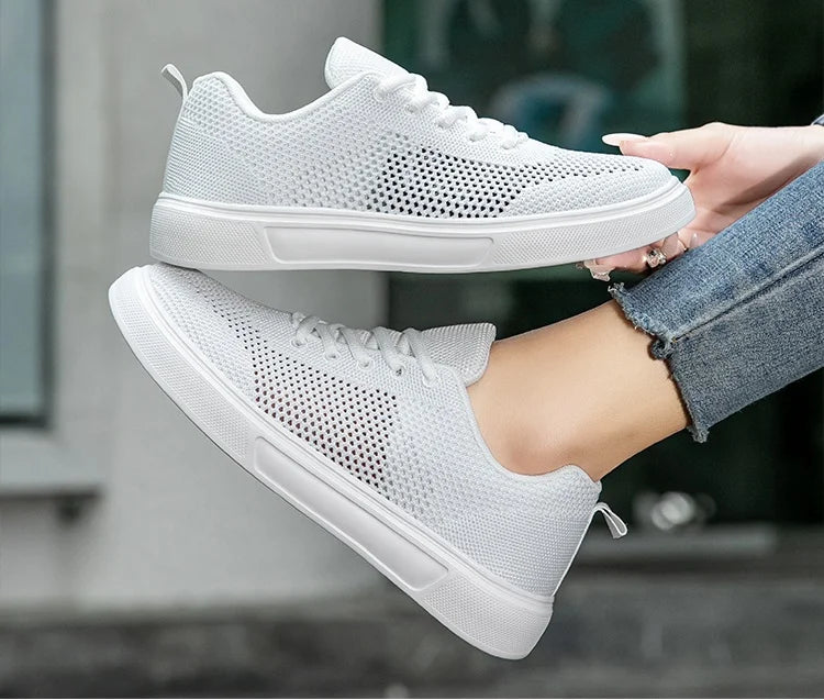 Women's breathable outdoor shoes™ summer mesh hollow casual sneakers