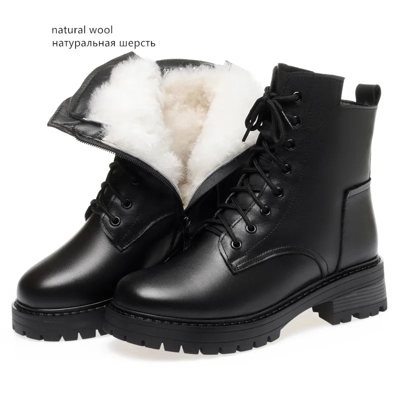 Women's Winter Boots™ Leather Warm Ankle Boots