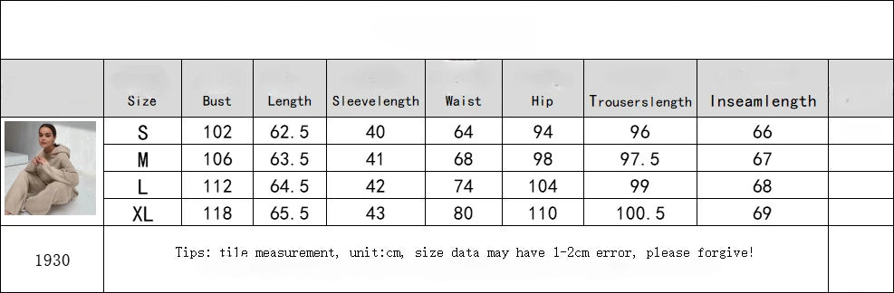 Women's Homewear Soft Pajamas ™ Loose Hooded Tops And Wide Leg Pants Suit
