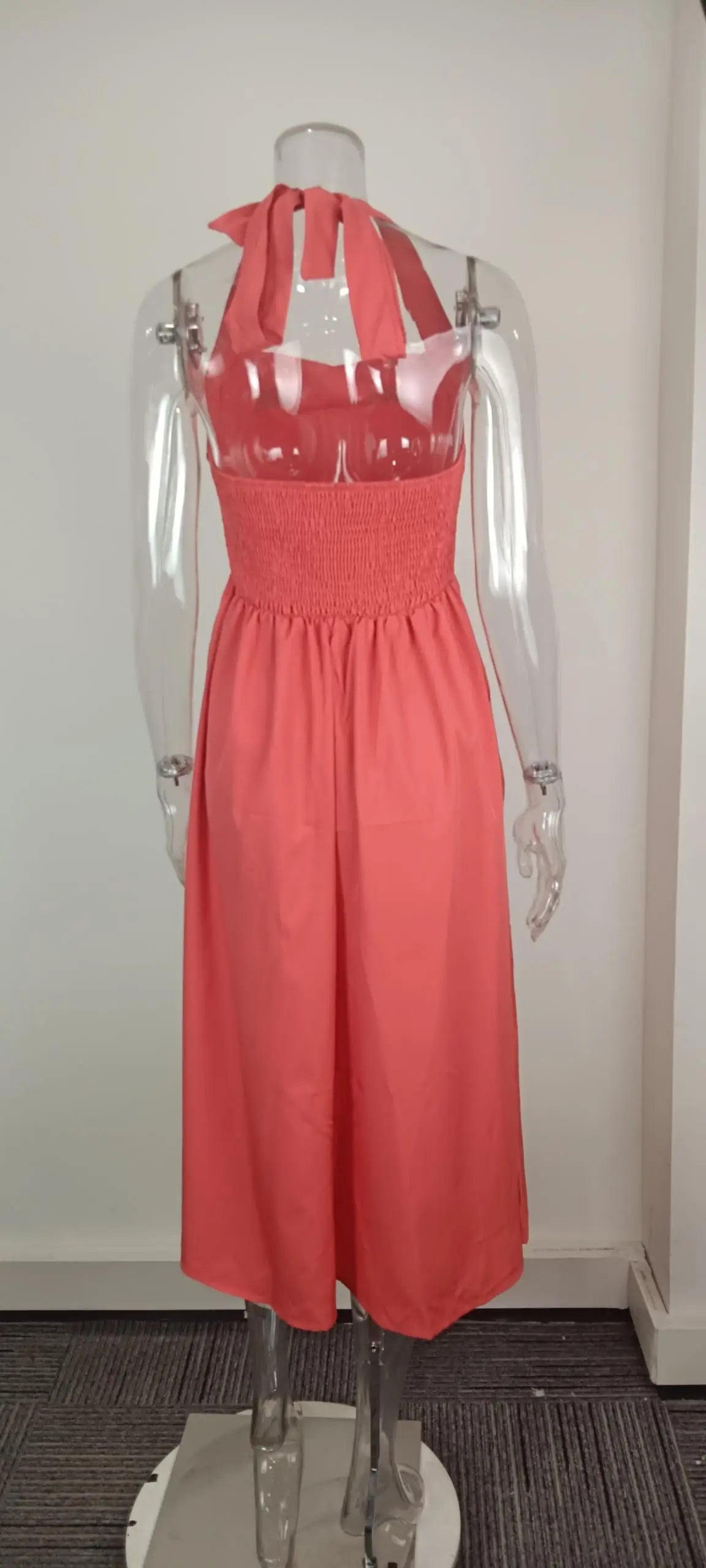 Women's Long Dress™ Square Collar Sleeveless Backless Dress