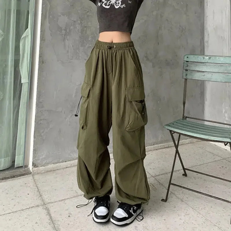 Women's American Vintage Pants™ Loose Fit High Straight Leg Trousers