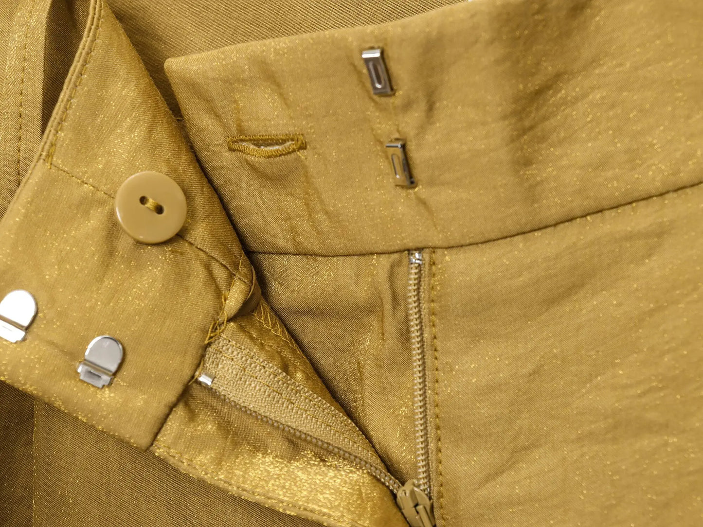 Women's Solid Color Belt Satin Pants™ Textured Wide Leg Casual Pants
