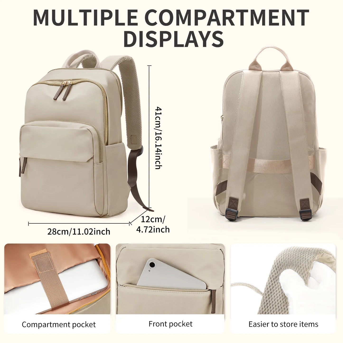 Women's Backpack™ Large Capacity Travel Business Laptop Shoulder Backpack