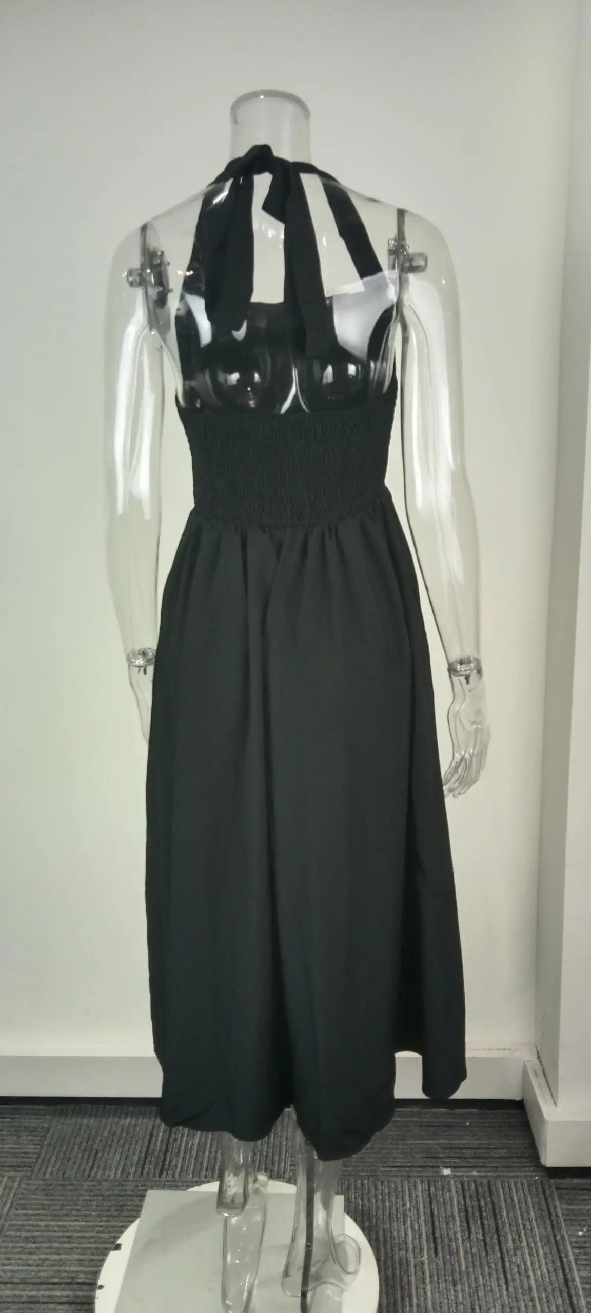 Women's Long Dress™ Square Collar Sleeveless Backless Dress