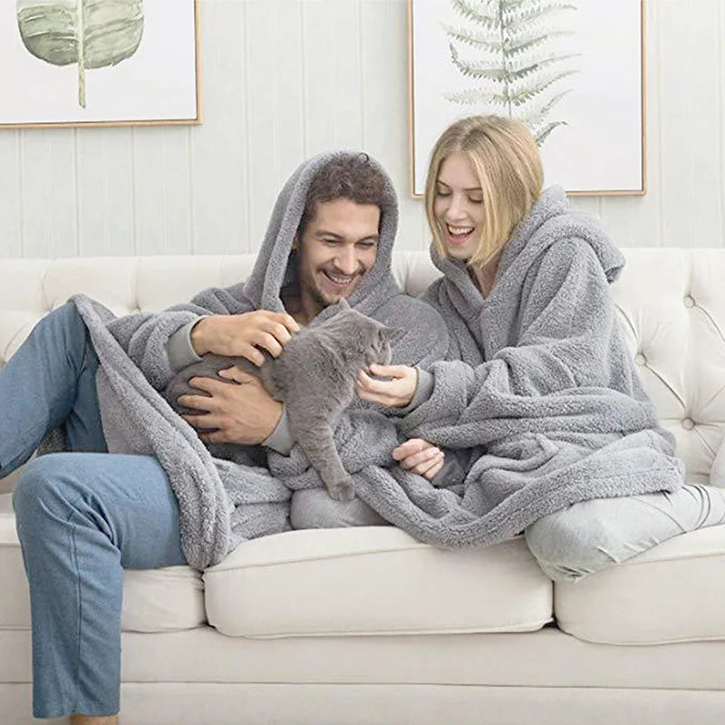 Women's Double-faced Fleece Hoodie™ Oversize Large Pocket Sweatshirts
