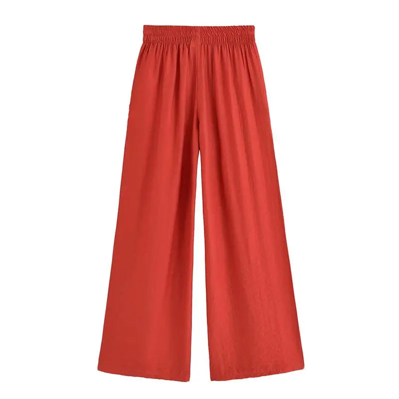 Women' Summer SUIT™ Elastic Waist Pants+ Short Sleeve T-shirt 2-piece Set