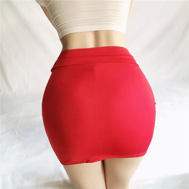 Women's Casual Pencil Mini Short Skirts™ FREEAUCE Korean Style High Waist Mini Short Skirt