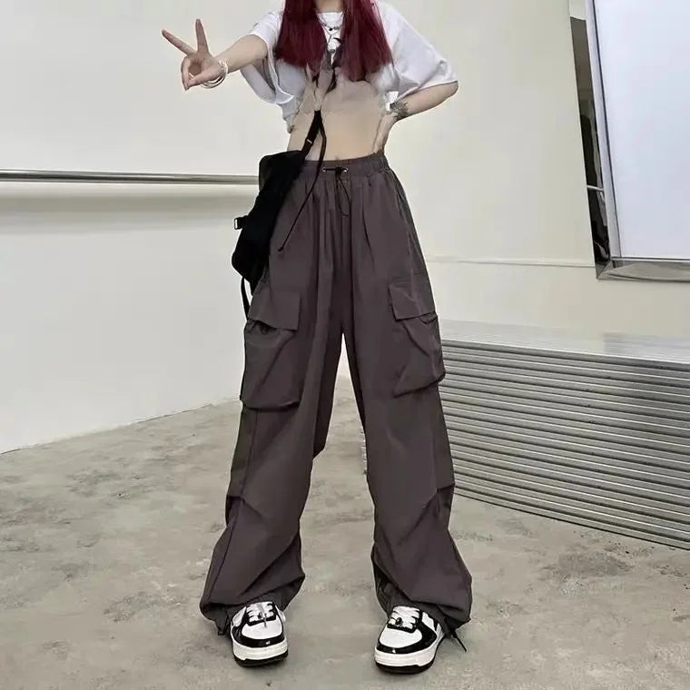 Women's American Vintage Pants™ Loose Fit High Straight Leg Trousers