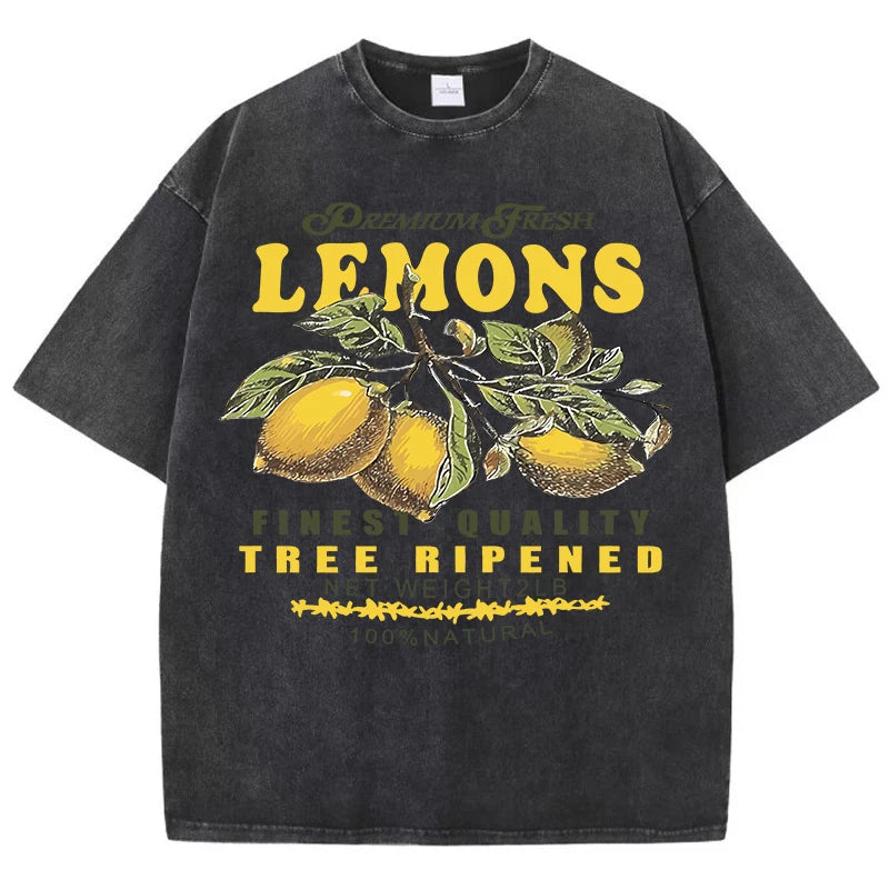 Women's Fruit Print T-Shirts™ Y2K Short Sleeve Loose Cotton Tees