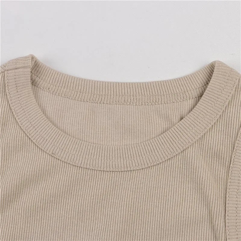 Women's Shirt™ Ribbed Knitted Summer Off Shoulder Tank Top