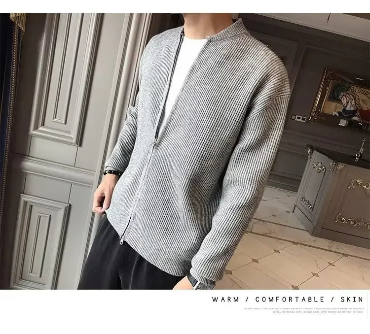 Men's Knitted Cardigan Sweater™ Casual Versatile Slimming Sweater