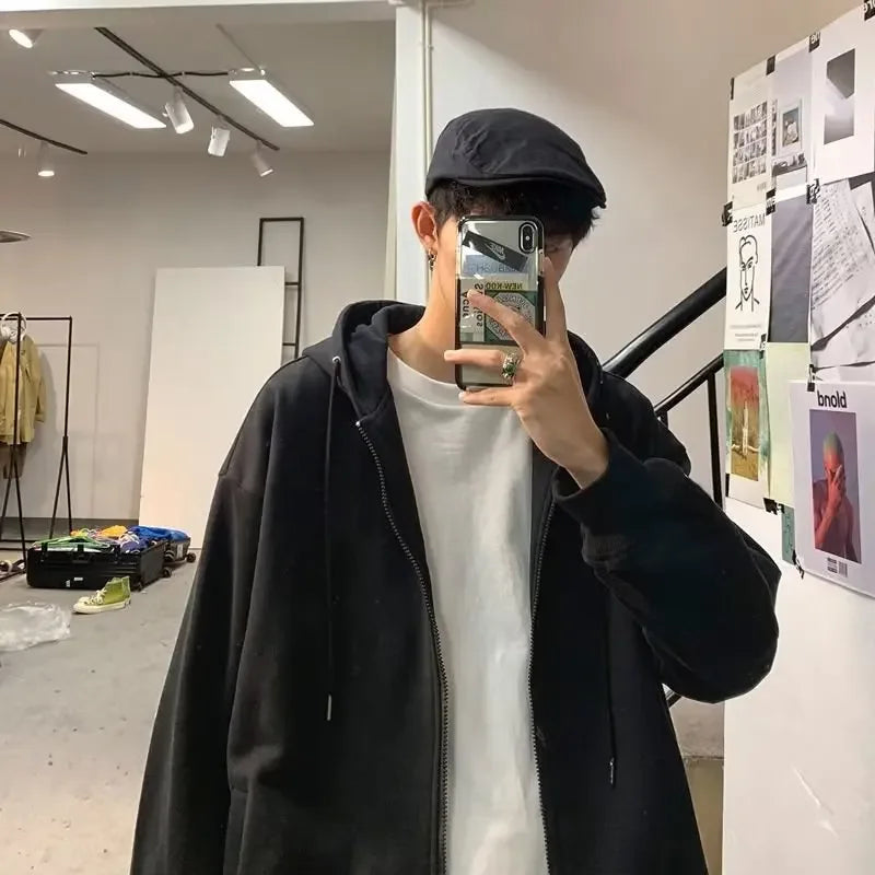 Men's Cardigan Sweatshirt™ American Style Loose-fit Autumn Jacket