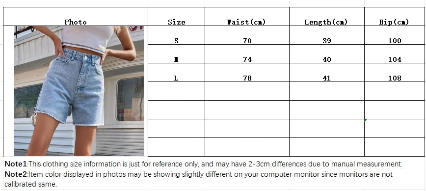 Women's Denim Shorts™ High waist loose slimming denim shorts