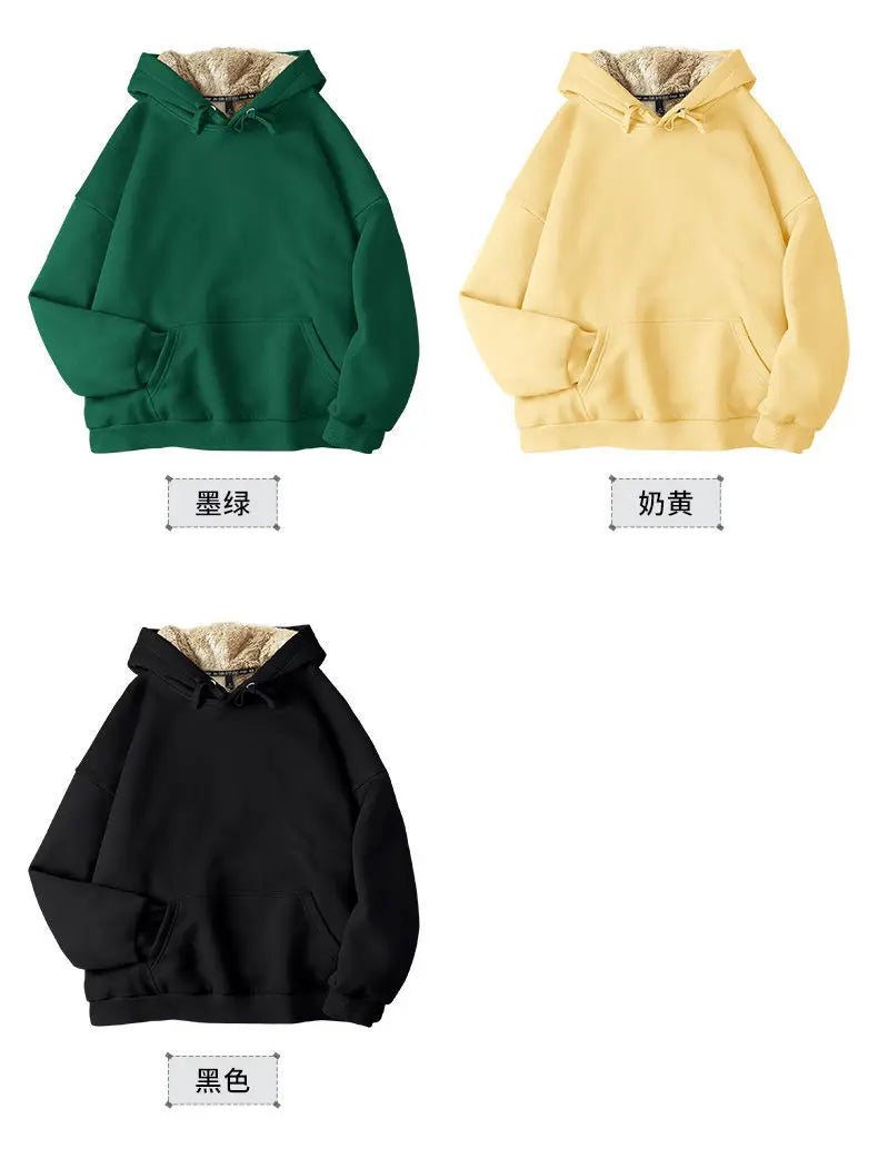 Women's Lamb Wool Pullovers™ Velvet Cartoon Hoodies