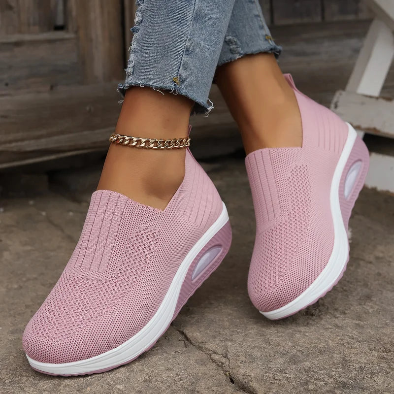 Women's Walking Shoes™ Air Cushion Non Slip Orthopedic Platform Wedge Female Sneakers