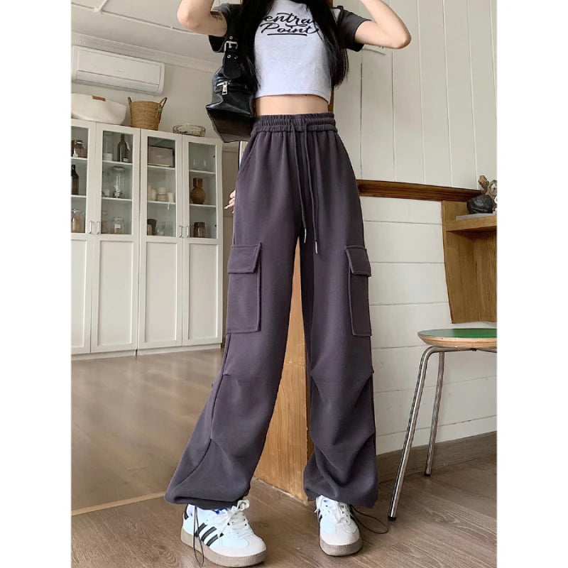 Women's Drawstring Design Cargo Pants™ Fashion Hip-hop Streetwear Cargo Trousers