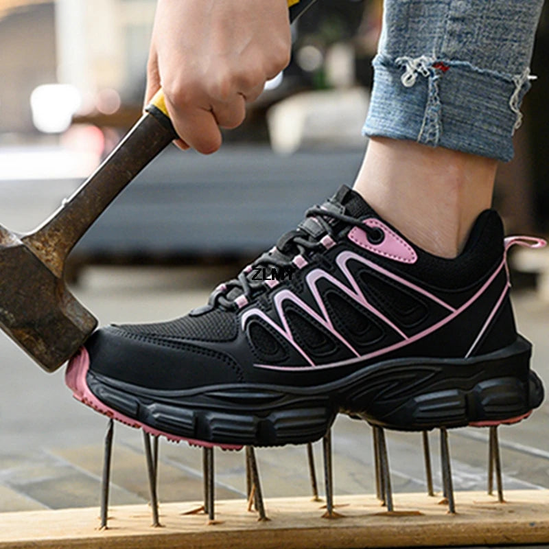ZLMY Women's Safety Shoes™ Breathable Steel Toe Puncture Proof Sneakers