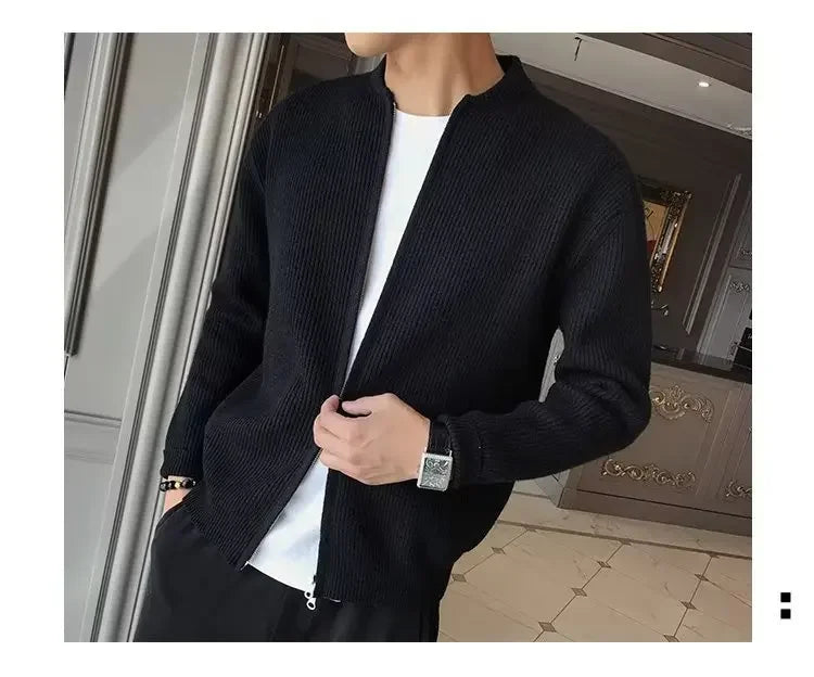 Men's Knitted Cardigan Sweater™ Casual Versatile Slimming Sweater