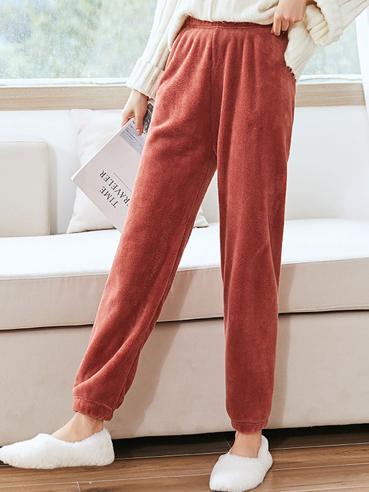 Women's ITOOLIN Cashmere Pajama Set™ Woolen Pullovers And Pants 2 pieces Sets