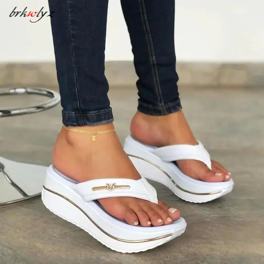 Women's Casual Slippers™ Platform Wedges Summer Slip-On Flip Slippers
