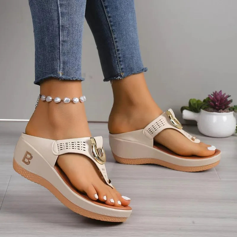 Women's Slippers™ Wedges Causal Platform Beach Slippers