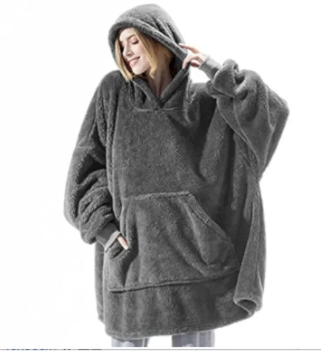 Women's Double-faced Fleece Hoodie™ Oversize Large Pocket Sweatshirts