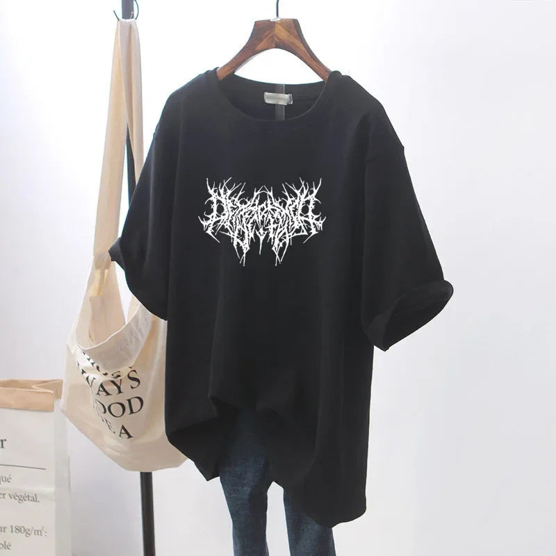 Women's Print T-shirt™ Short-sleeved Loose T Shirt