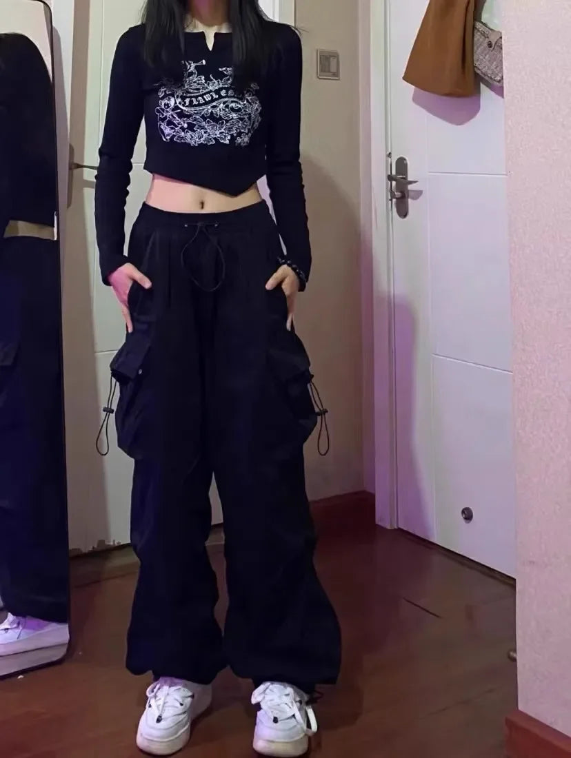 Women's American Vintage Pants™ Loose Fit High Straight Leg Trousers