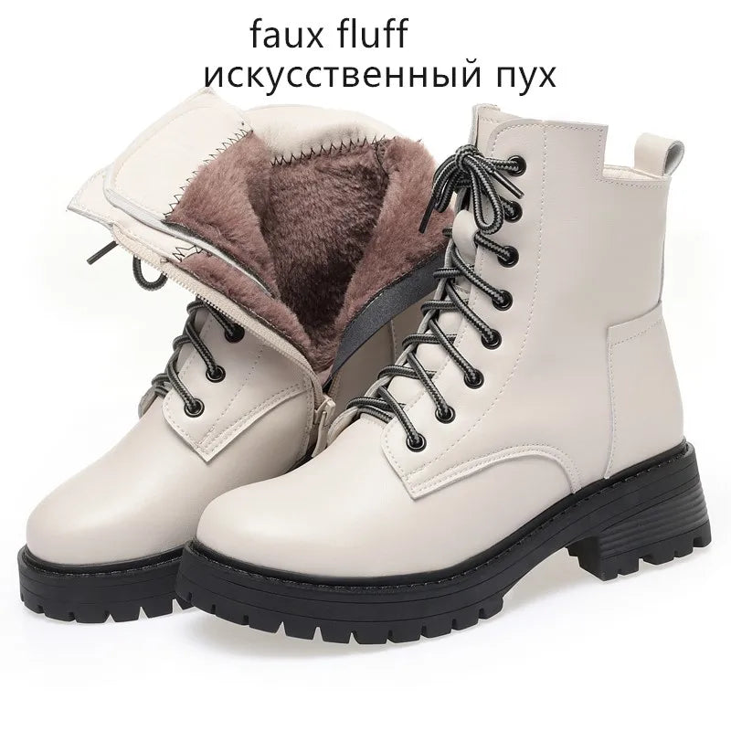 Women's Winter Boots™ Leather Warm Ankle Boots