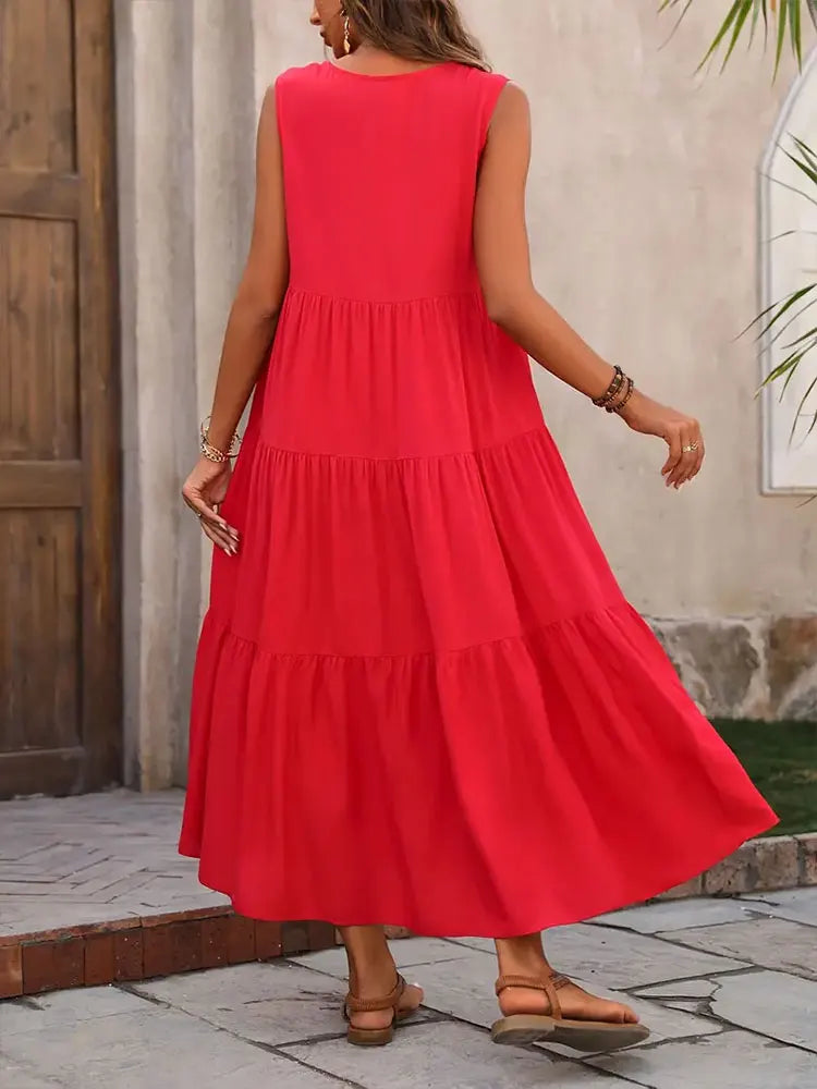Women's Summer Dress™ Casual Long Dresses V-neck Loose Elegant Dress