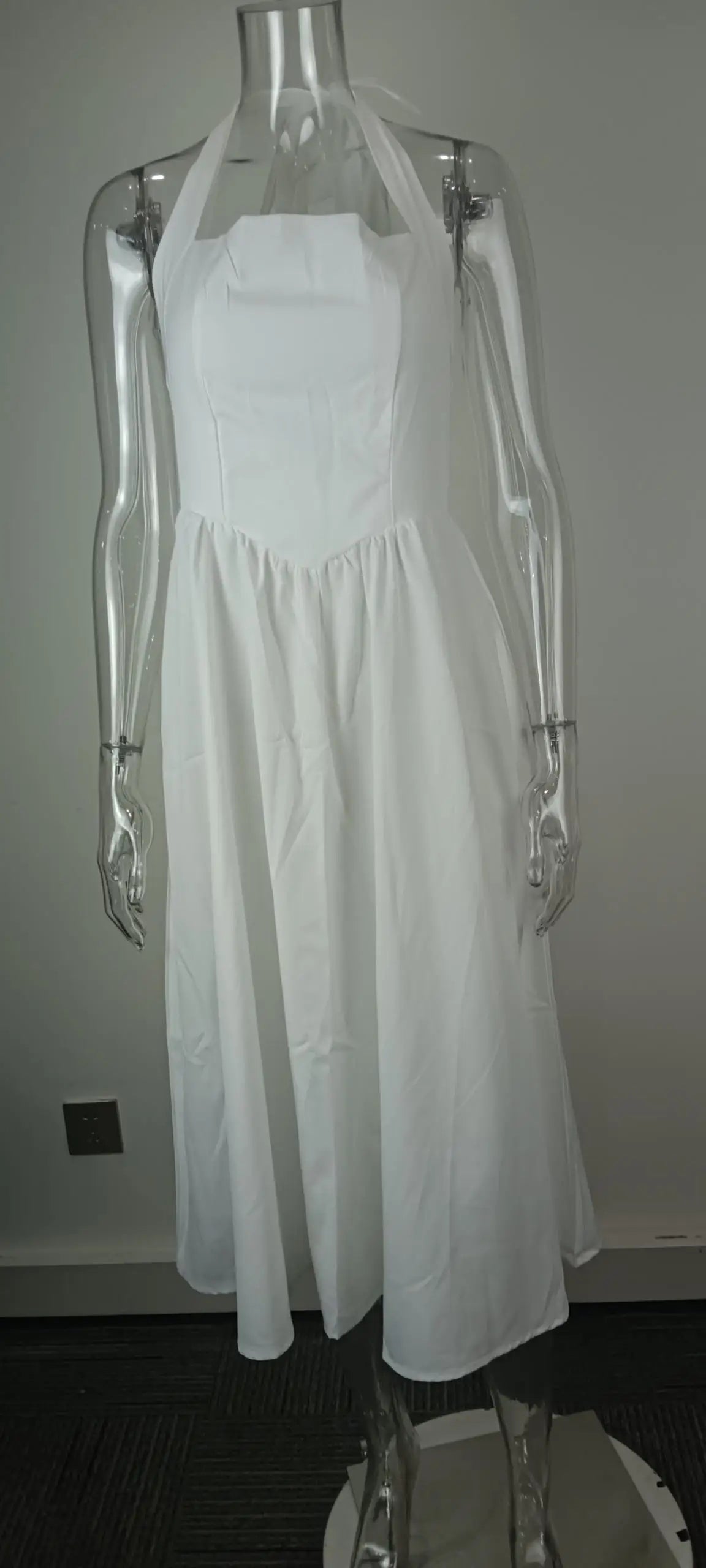 Women's Long Dress™ Square Collar Sleeveless Backless Dress