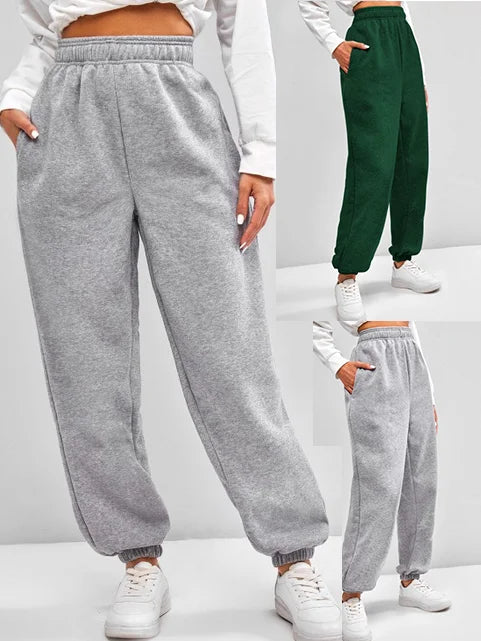 Women's Comfortable High Waist Sweatpants™ Stretchy and Soft Elastic Waistband Pants