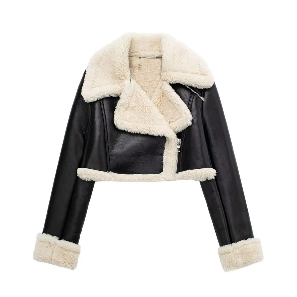 Willshela Women's Jacket™ Vintage Long Sleeves Lapel Neck Jacket